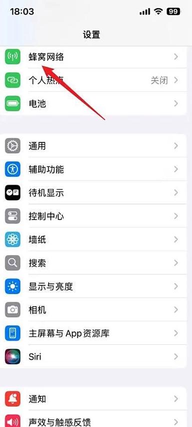 苹果手机漫游功能怎么打开